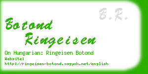botond ringeisen business card